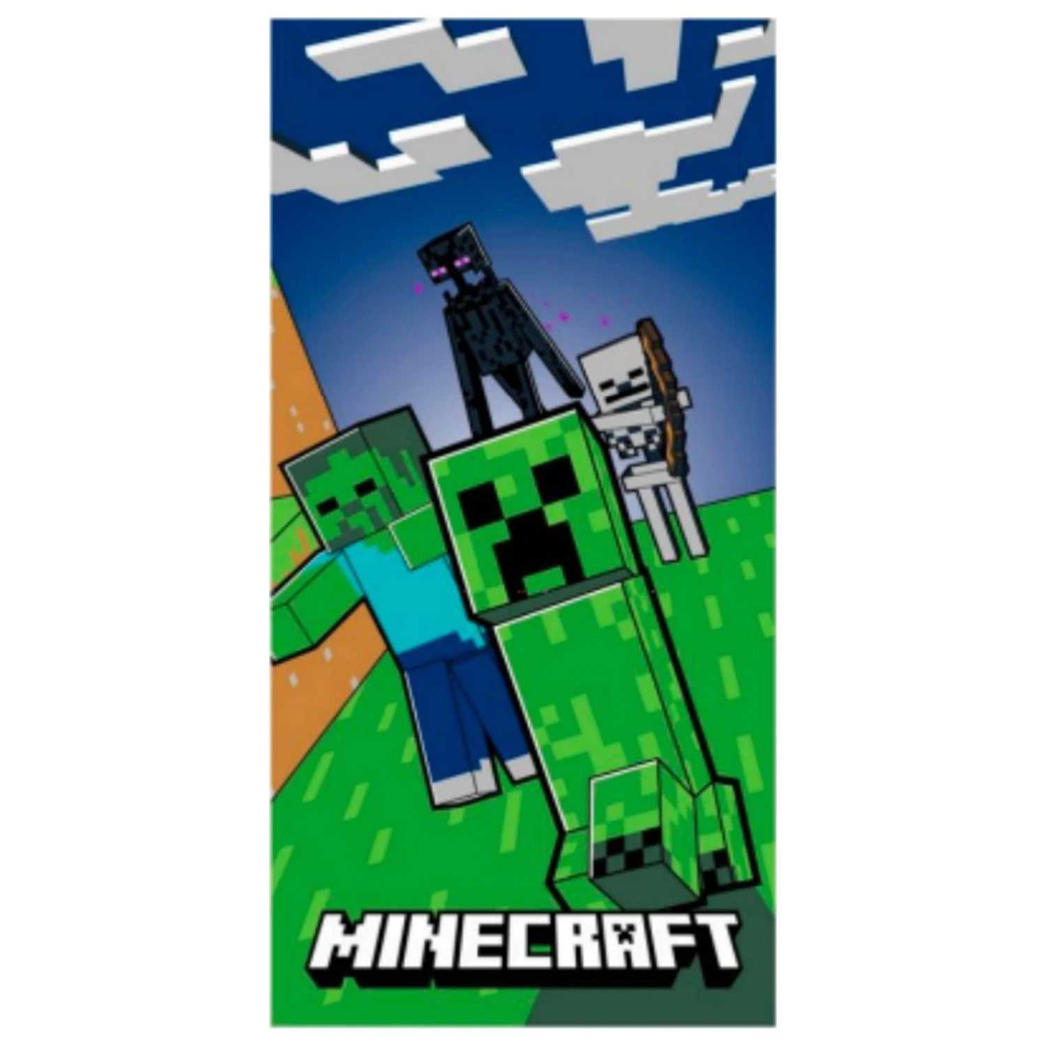 Minecraft Danger Zone Brisača 70x140 cm fotografija izdelka