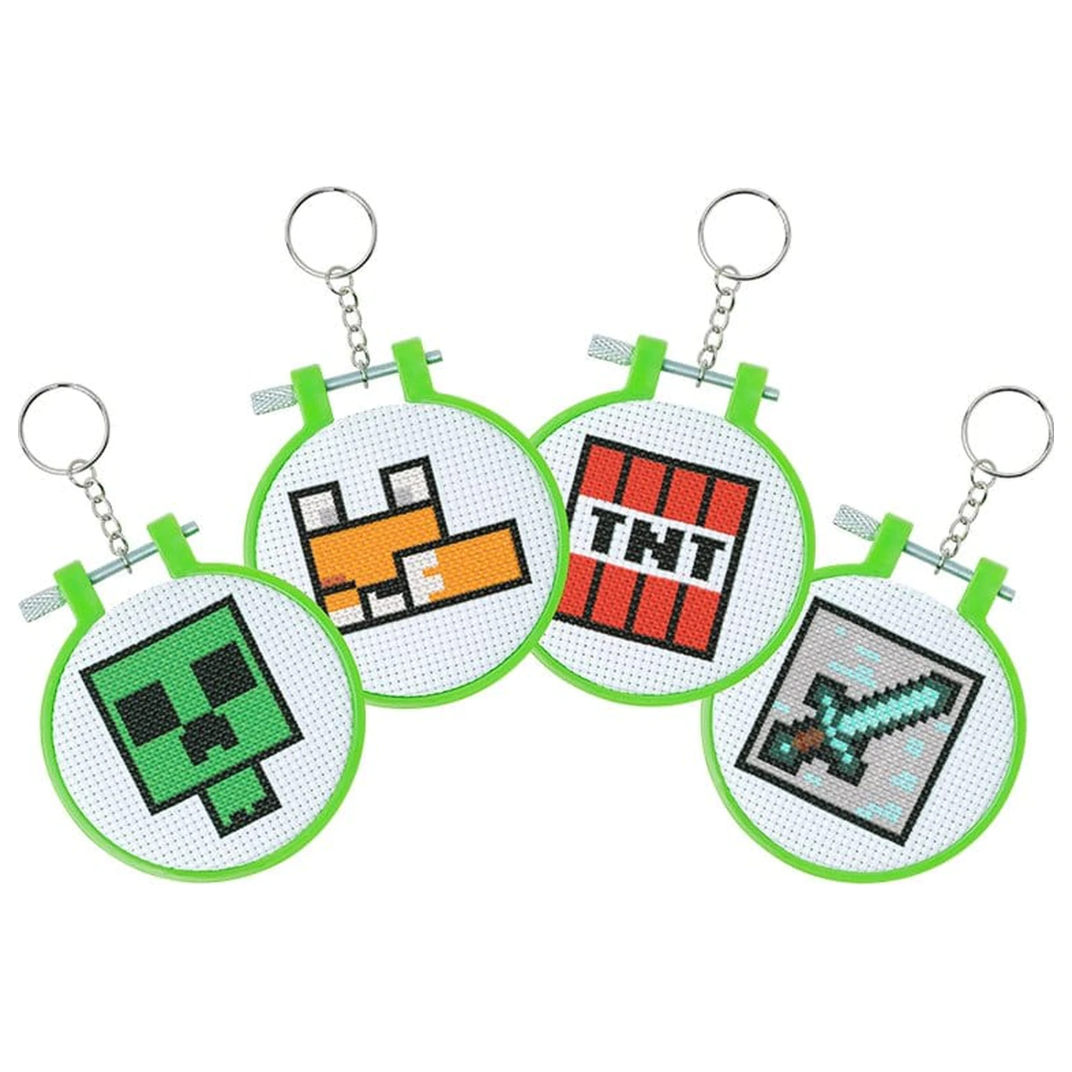 Minecraft DIY-obeski za ključe fotografija izdelka