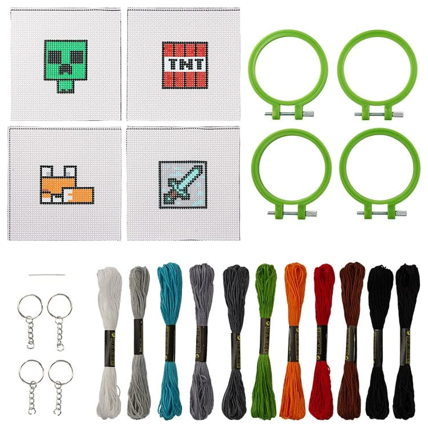 Minecraft DIY-obeski za ključe fotografija izdelka