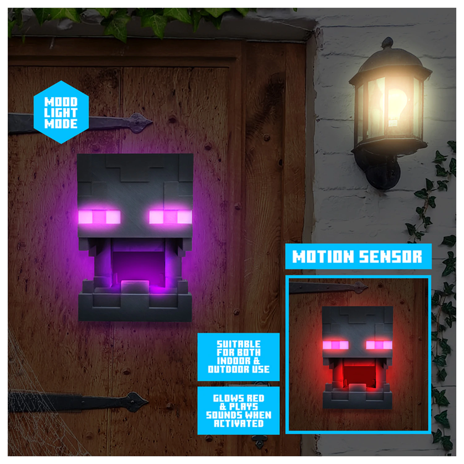 Minecraft Enderman Maska Svetlobni Senzor Gibanja fotografija izdelka