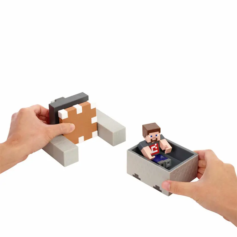 Minecraft Eksplozivni vagon figurica Steve fotografija izdelka