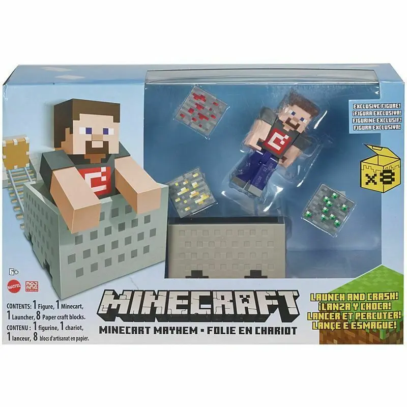 Minecraft Eksplozivni vagon figurica Steve fotografija izdelka