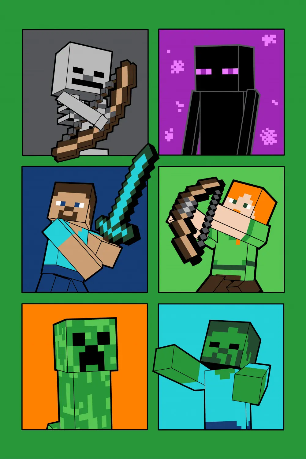 Minecraft Fight Badges odeja iz flisa 100*150 cm fotografija izdelka