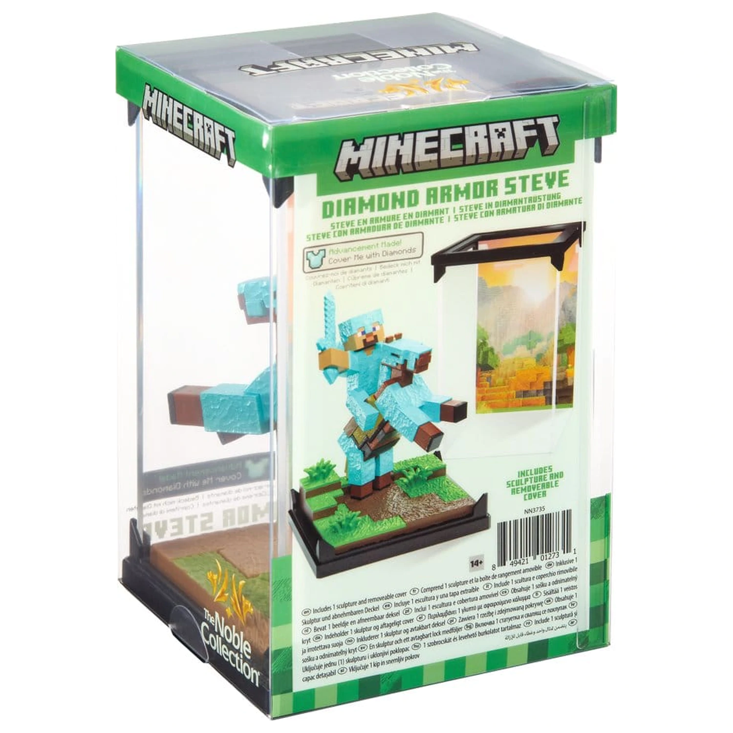 Minecraft Figura Diorama Diamond Armor Steve and Horse 18 cm fotografija izdelka