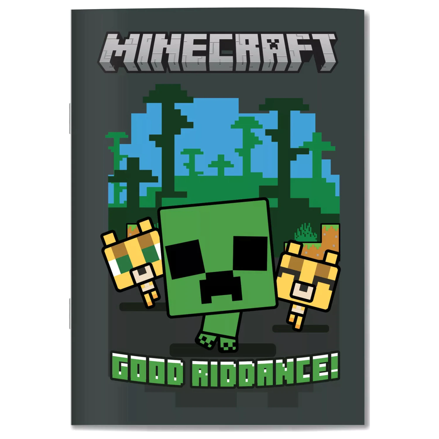 Minecraft Good Riddance B/5 črtasti zvezek 40 strani fotografija izdelka