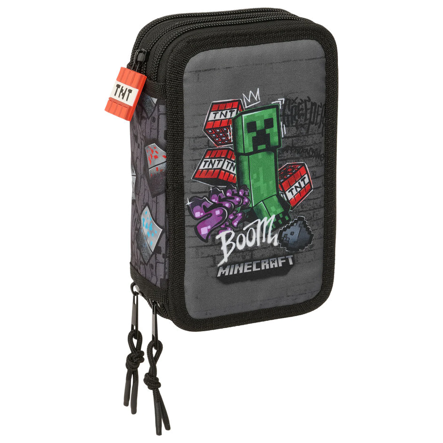 Minecraft Graffiti trojni etui za svinčnike 37 kosov fotografija izdelka