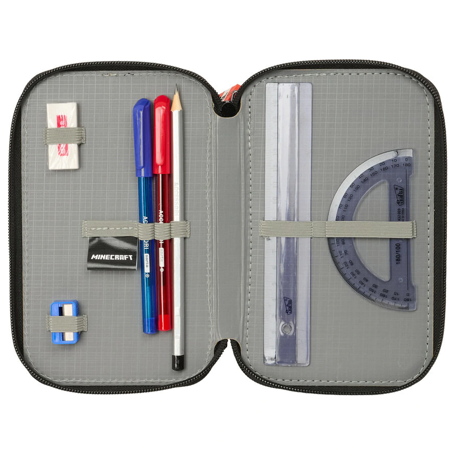 Minecraft Graffiti trojni etui za svinčnike 37 kosov fotografija izdelka