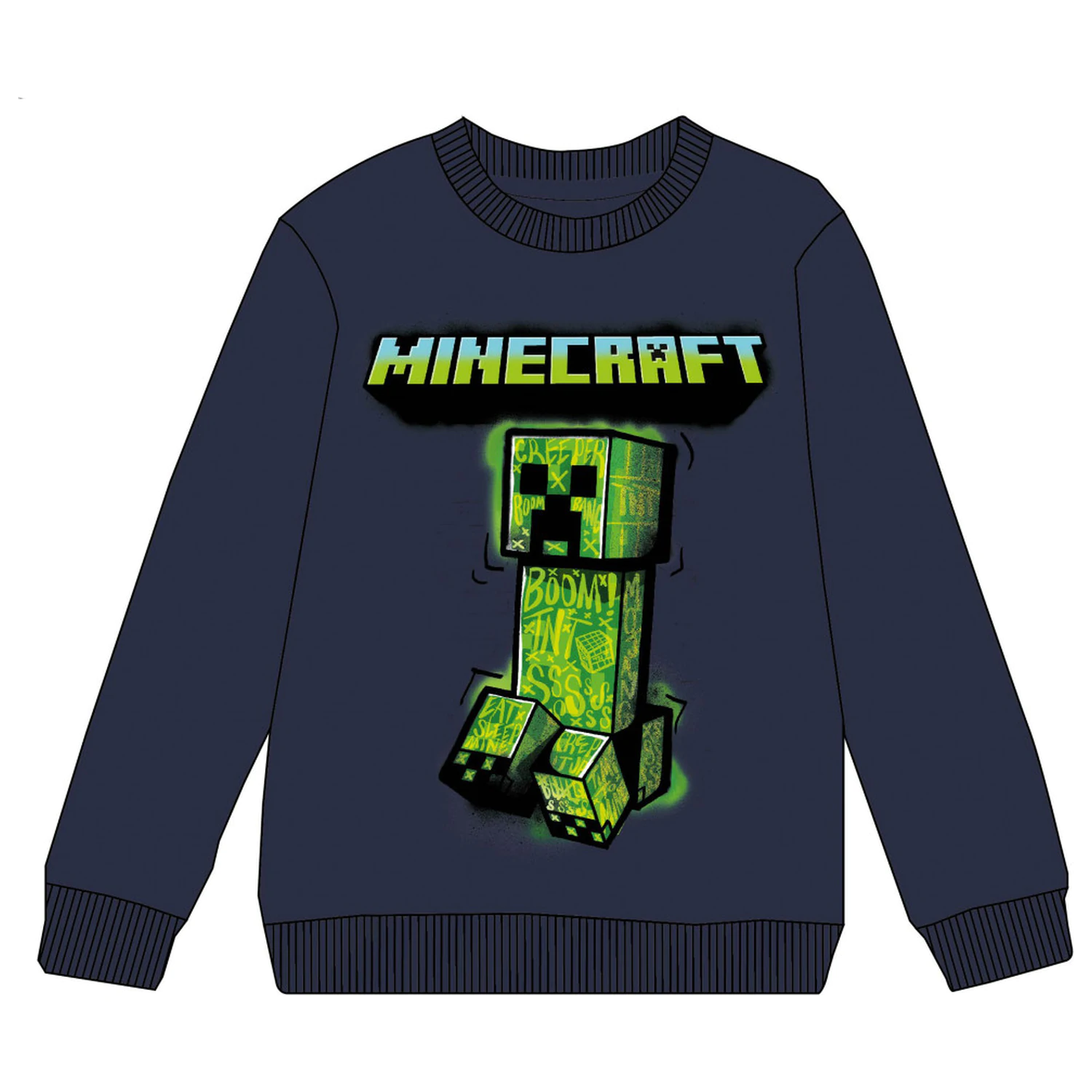 Minecraft Green Menace Otroška jopica s kapuco fotografija izdelka