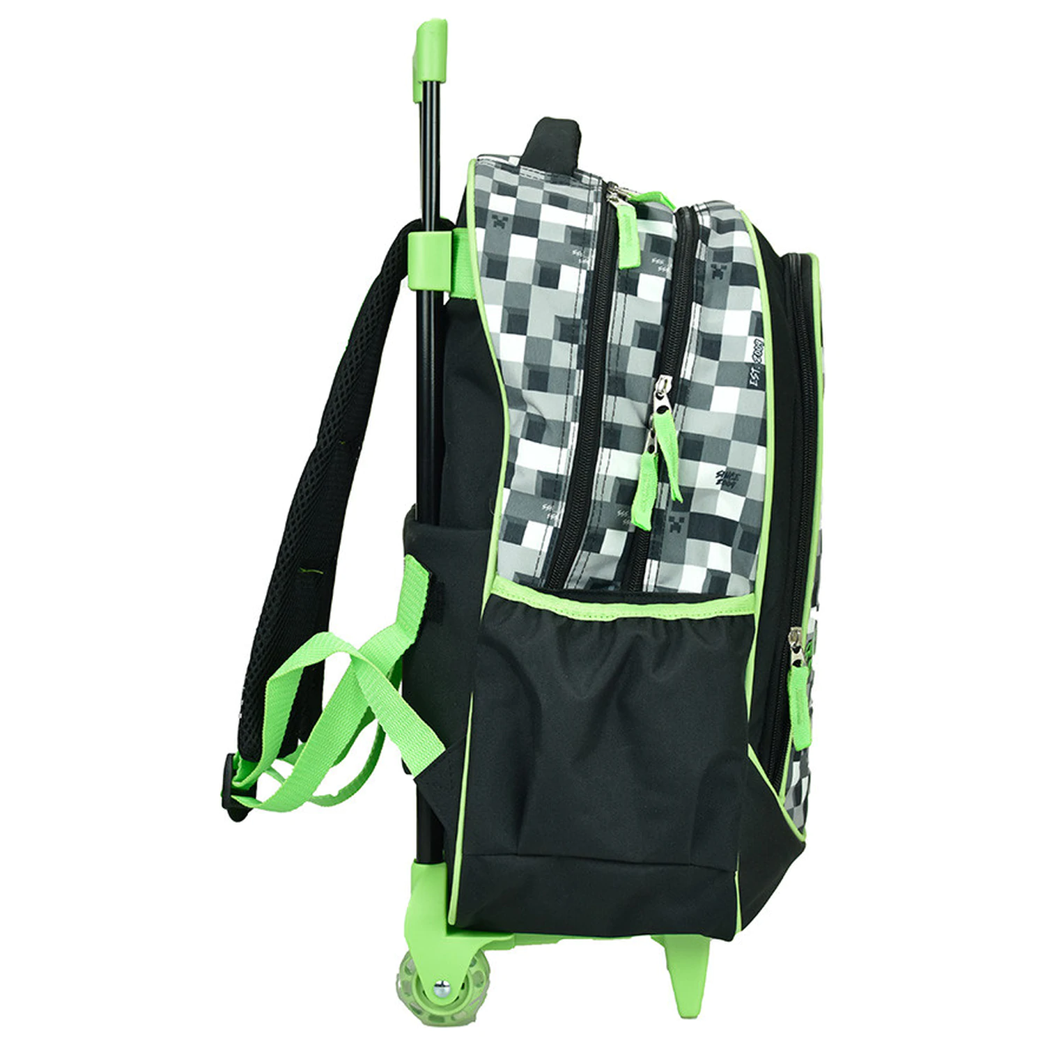 Minecraft torba na s kolesi za šolo Gray Stone, torba 46 cm fotografija izdelka