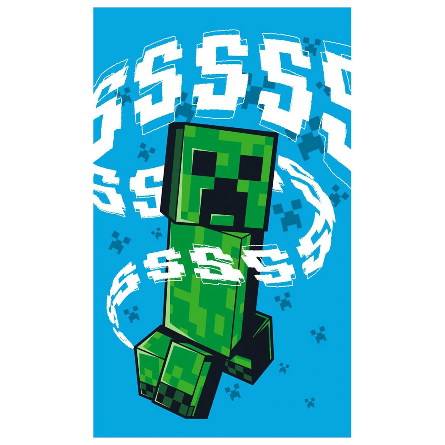 Minecraft Hissing Creeper brisača za roke, brisača za obraz, brisača fotografija izdelka