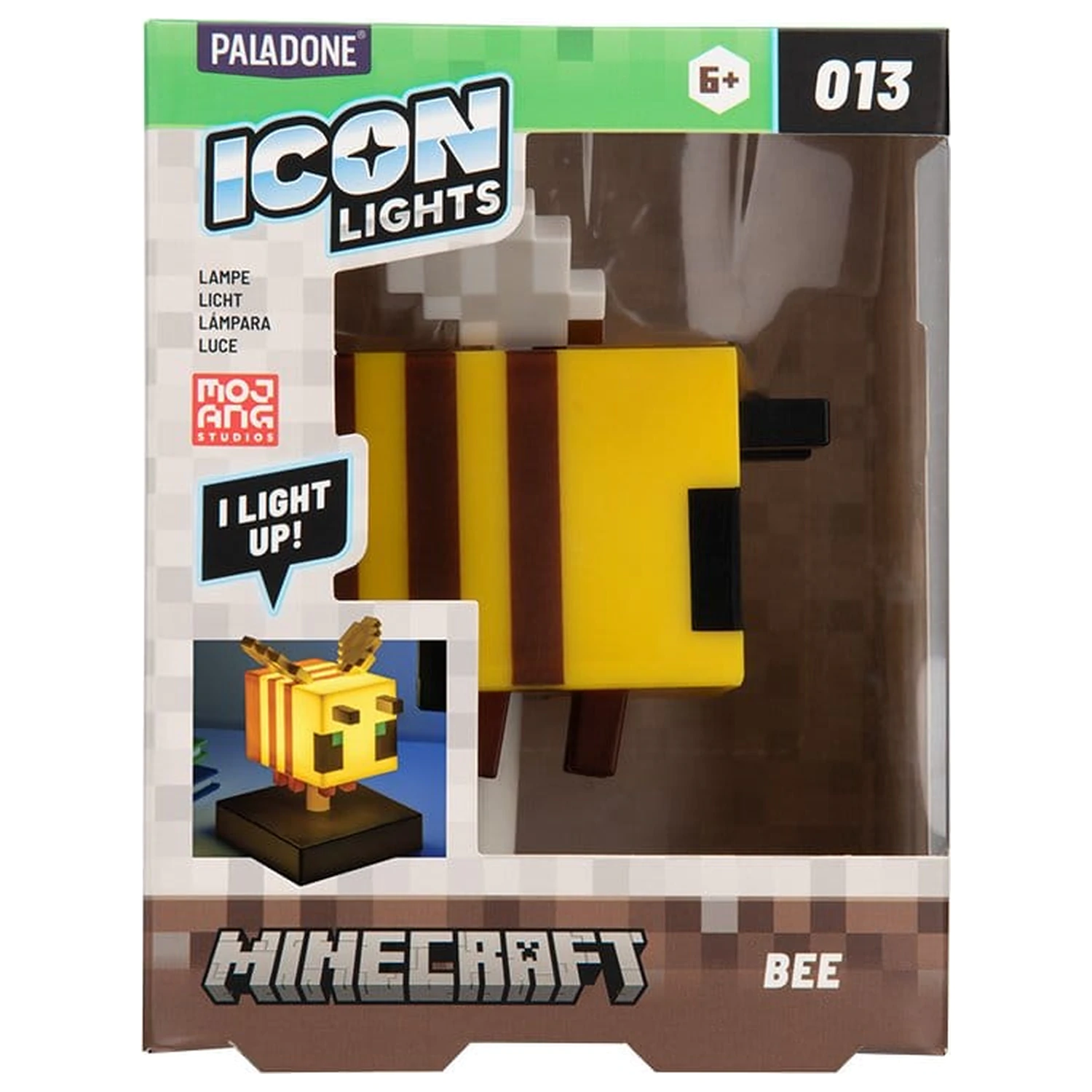 Minecraft Icon Light Bee svetilka 11 cm fotografija izdelka