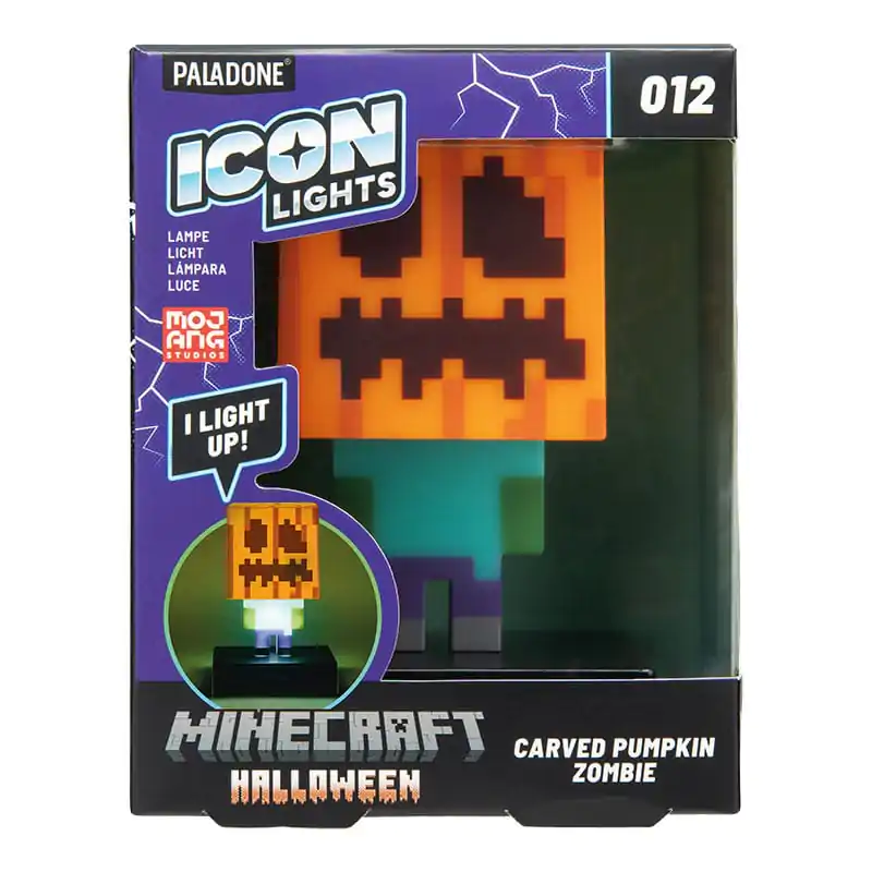 Minecraft Ikone Svetloba Zombie Jack O Lantern 10 cm fotografija izdelka