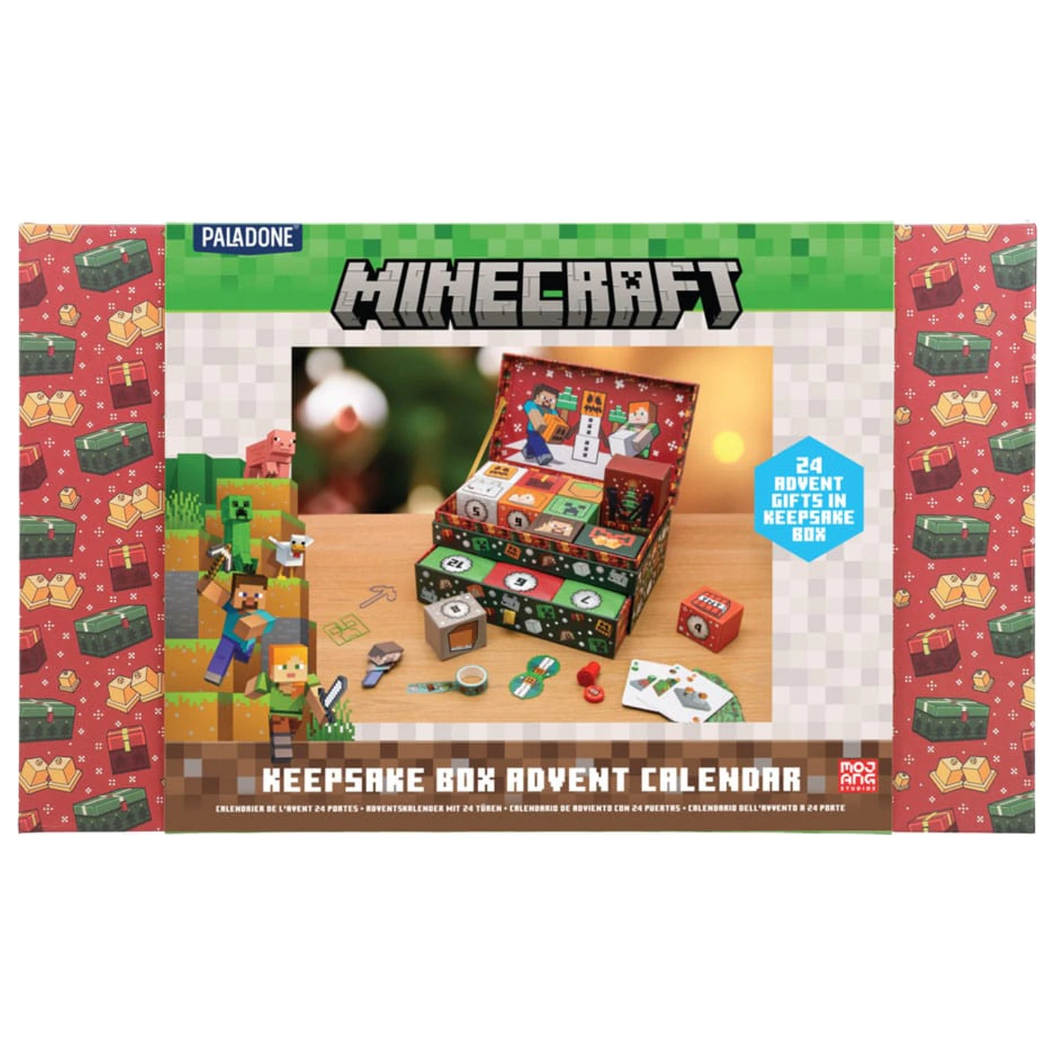 Minecraft Advent Calendar Spominska Škatla Adventni Koledar fotografija izdelka