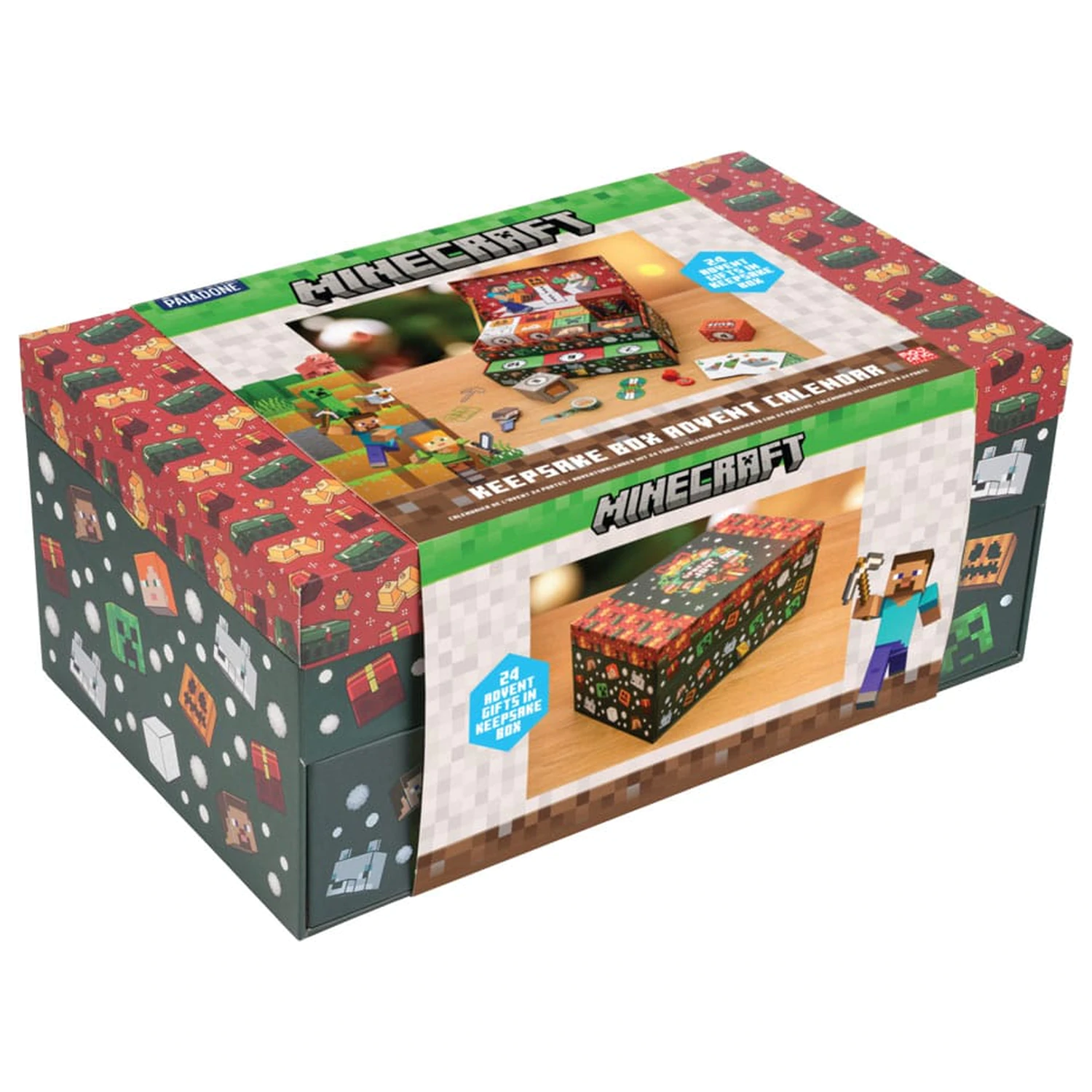 Minecraft Advent Calendar Spominska Škatla Adventni Koledar fotografija izdelka