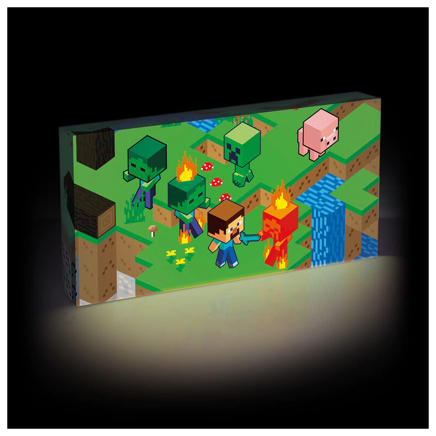 Minecraft svetleče se platno fotografija izdelka