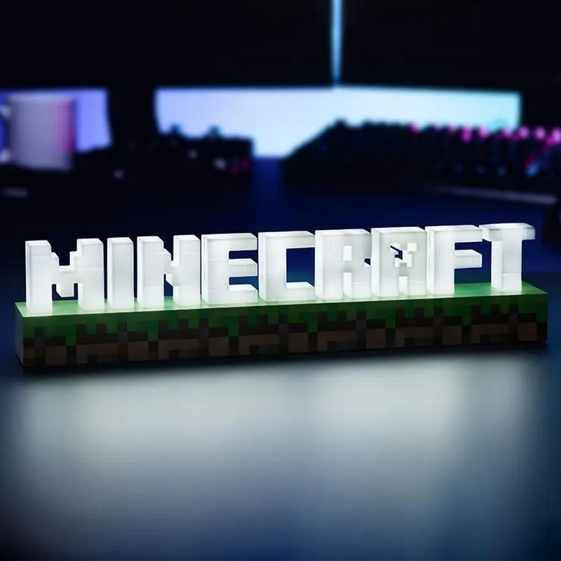 Minecraft Logo svetilka fotografija izdelka