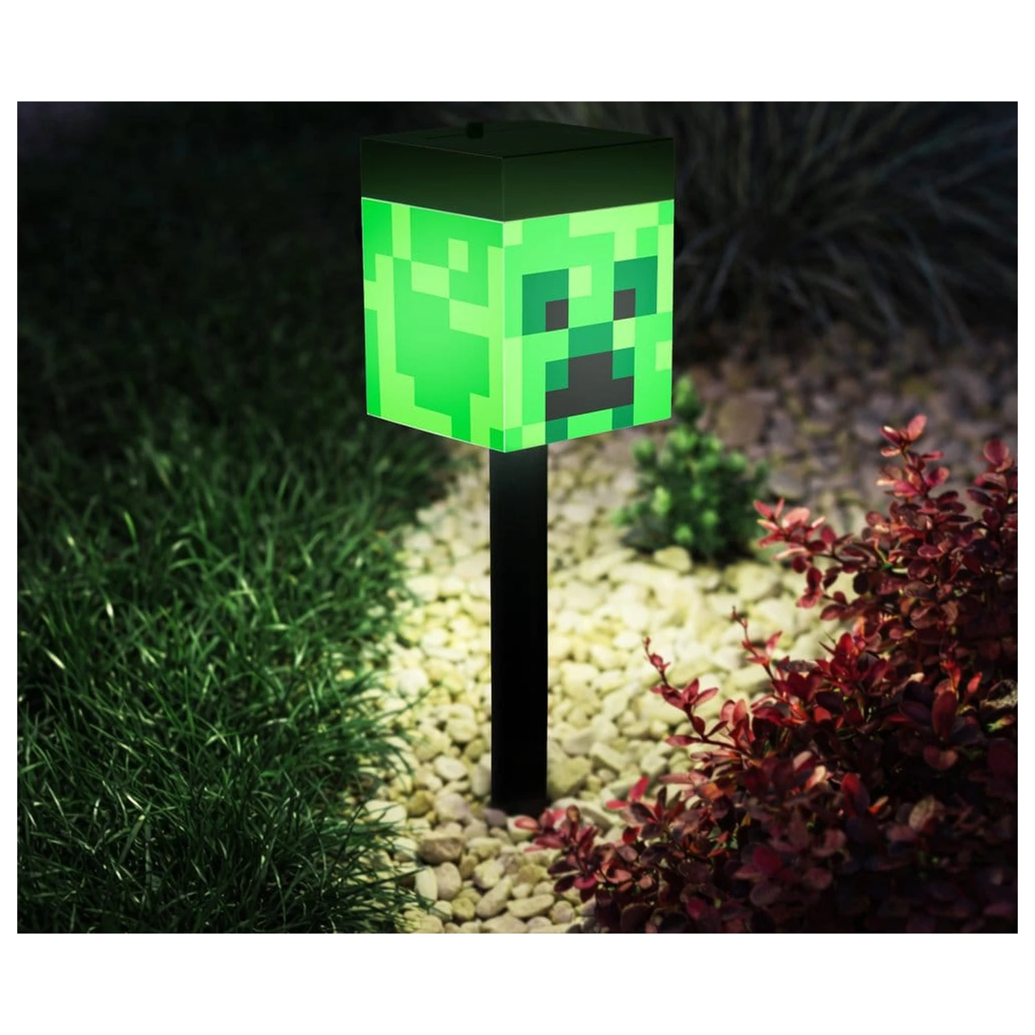 Minecraft LunaGlo Solarna Vrtna Luč Creeper fotografija izdelka