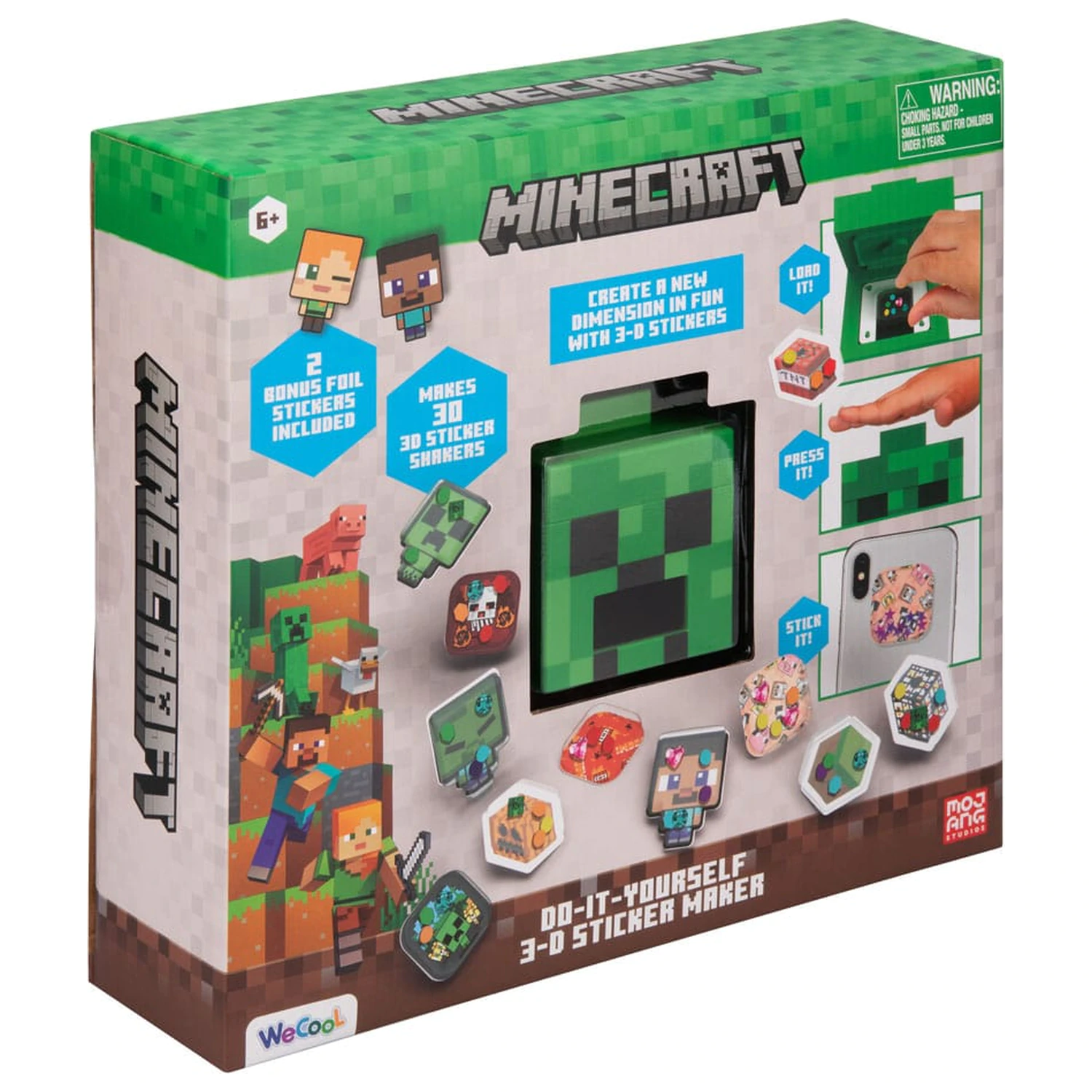 Minecraft izdelovalec 3D nalepk fotografija izdelka