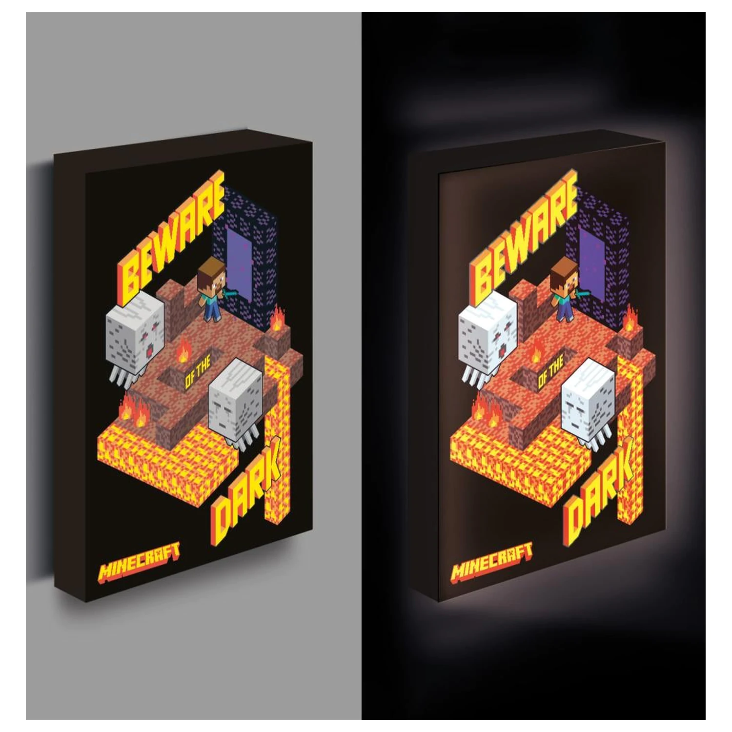 Minecraft lahka platnena slika 40x30 cm fotografija izdelka