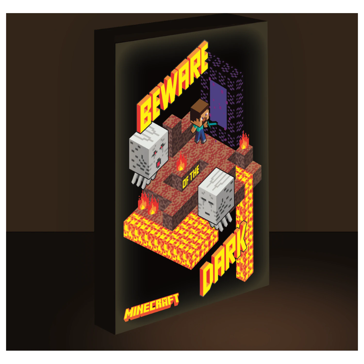 Minecraft lahka platnena slika 40x30 cm fotografija izdelka