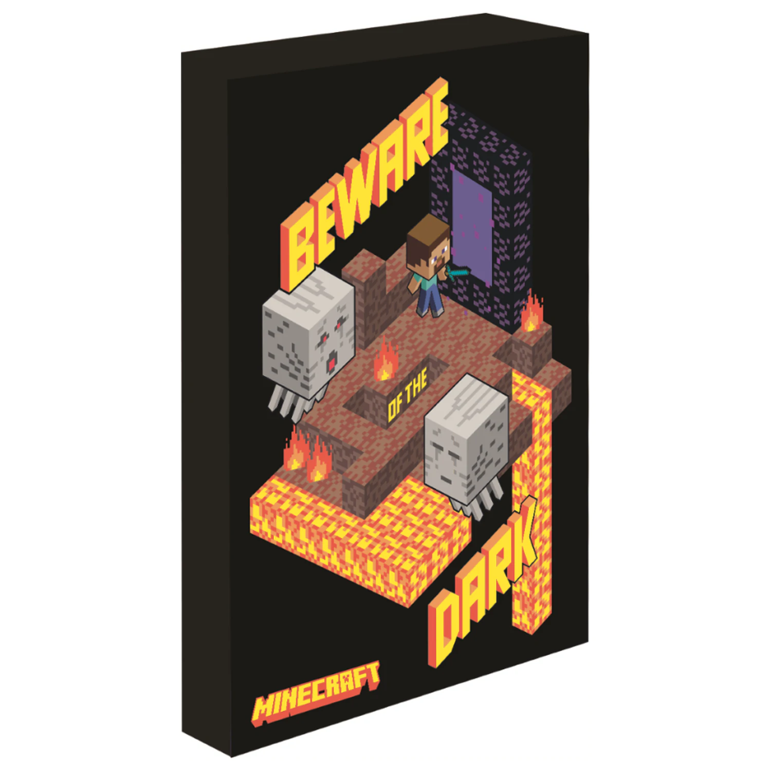 Minecraft lahka platnena slika 40x30 cm fotografija izdelka