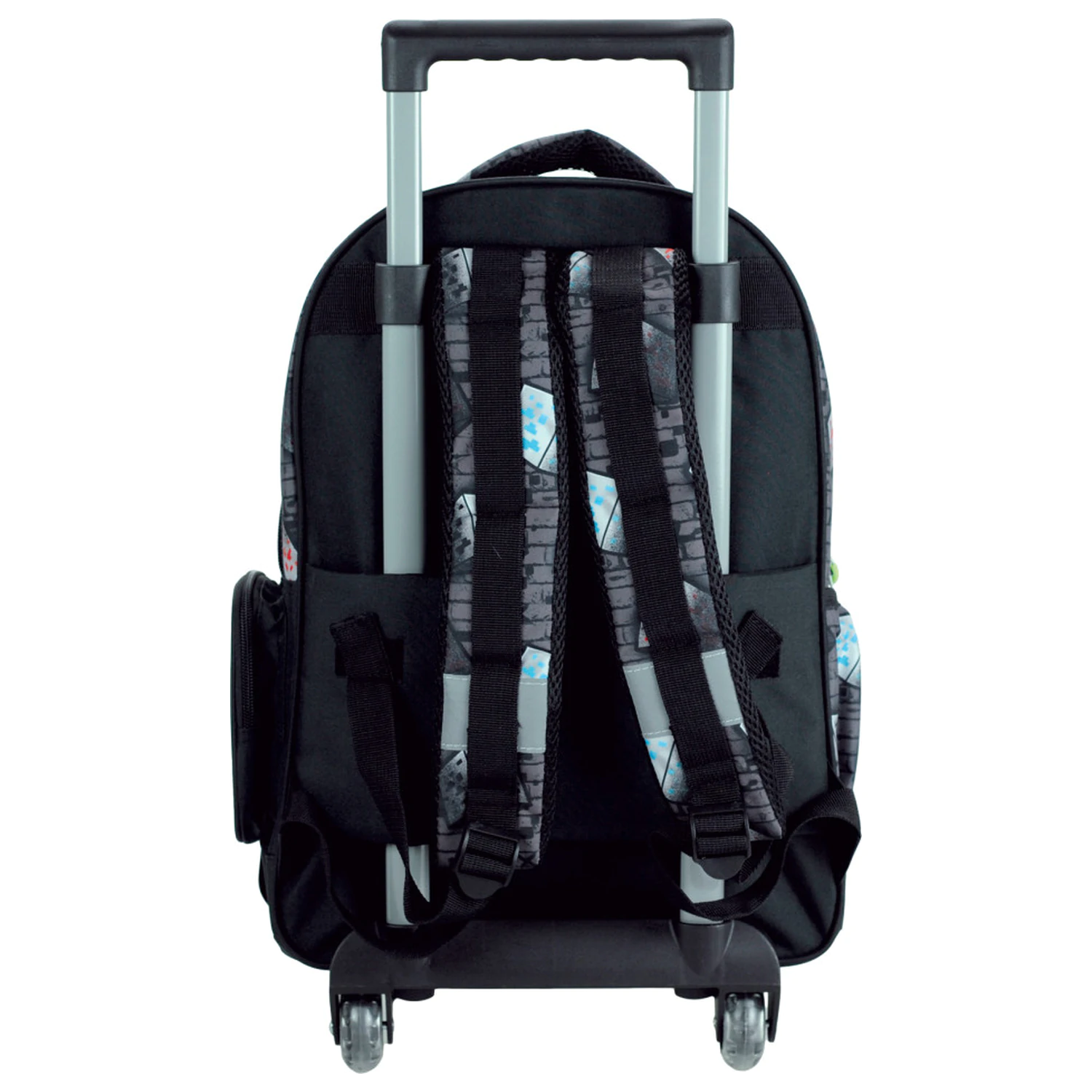 Minecraft Metro Art šolska torba na kolesih, torba 46 cm fotografija izdelka