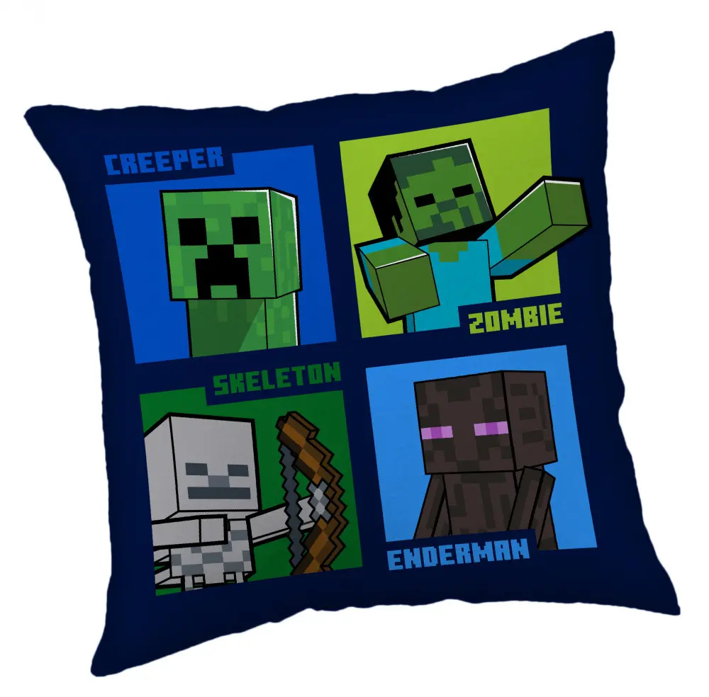 Minecraft Mob Callout okrasna blazina, okrasna blazina 40*40 cm fotografija izdelka