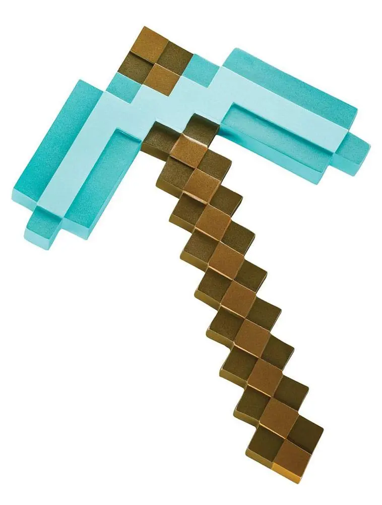 Minecraft plastična replika diamantnega kramp 40 cm fotografija izdelka