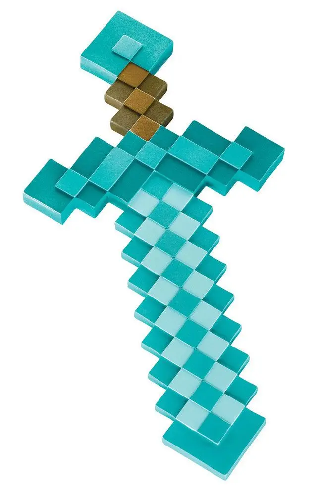 Minecraft plastična replika diamantnega meča 51 cm fotografija izdelka