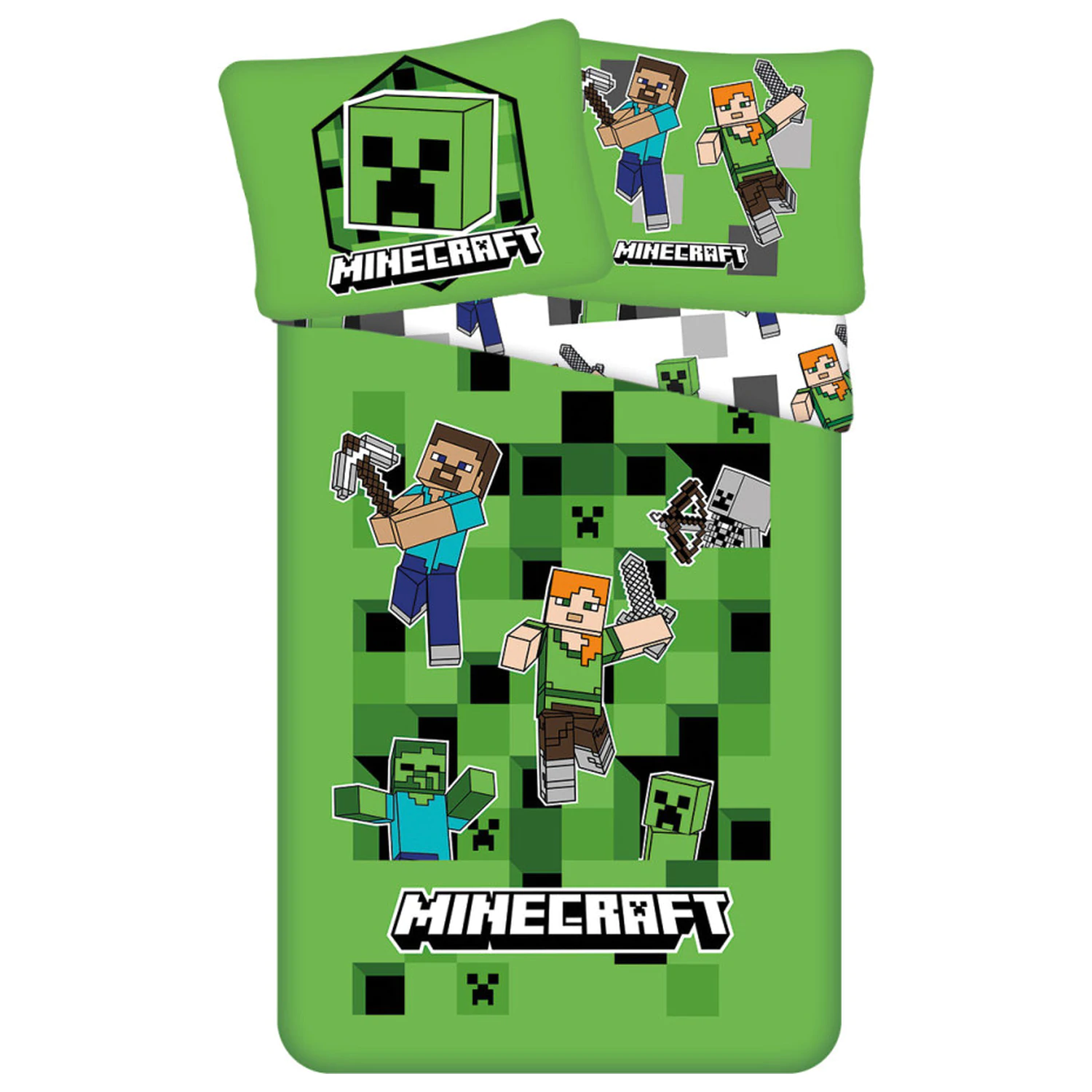 Minecraft Out of the Box Prevleka za odejo iz mikrovlaken fotografija izdelka