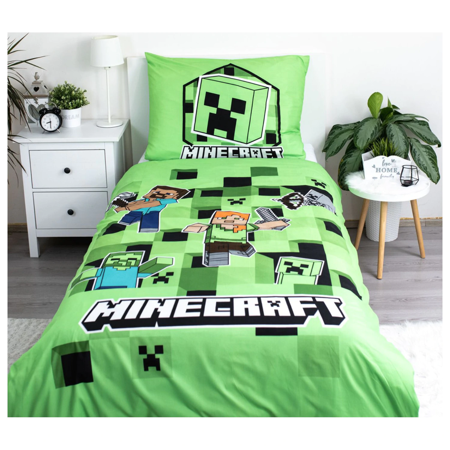 Minecraft Out of the Box Prevleka za odejo iz mikrovlaken fotografija izdelka