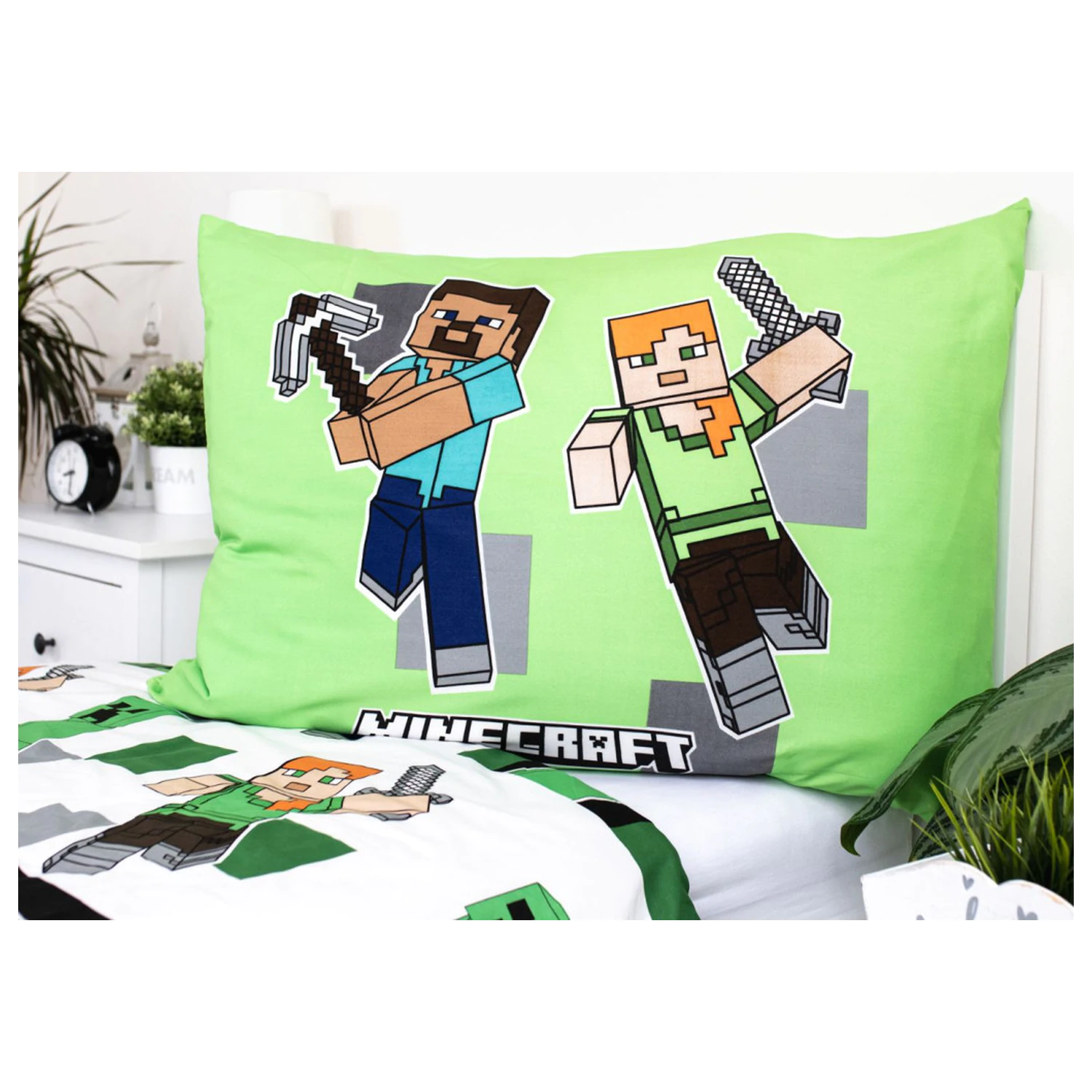 Minecraft Out of the Box Prevleka za odejo iz mikrovlaken fotografija izdelka