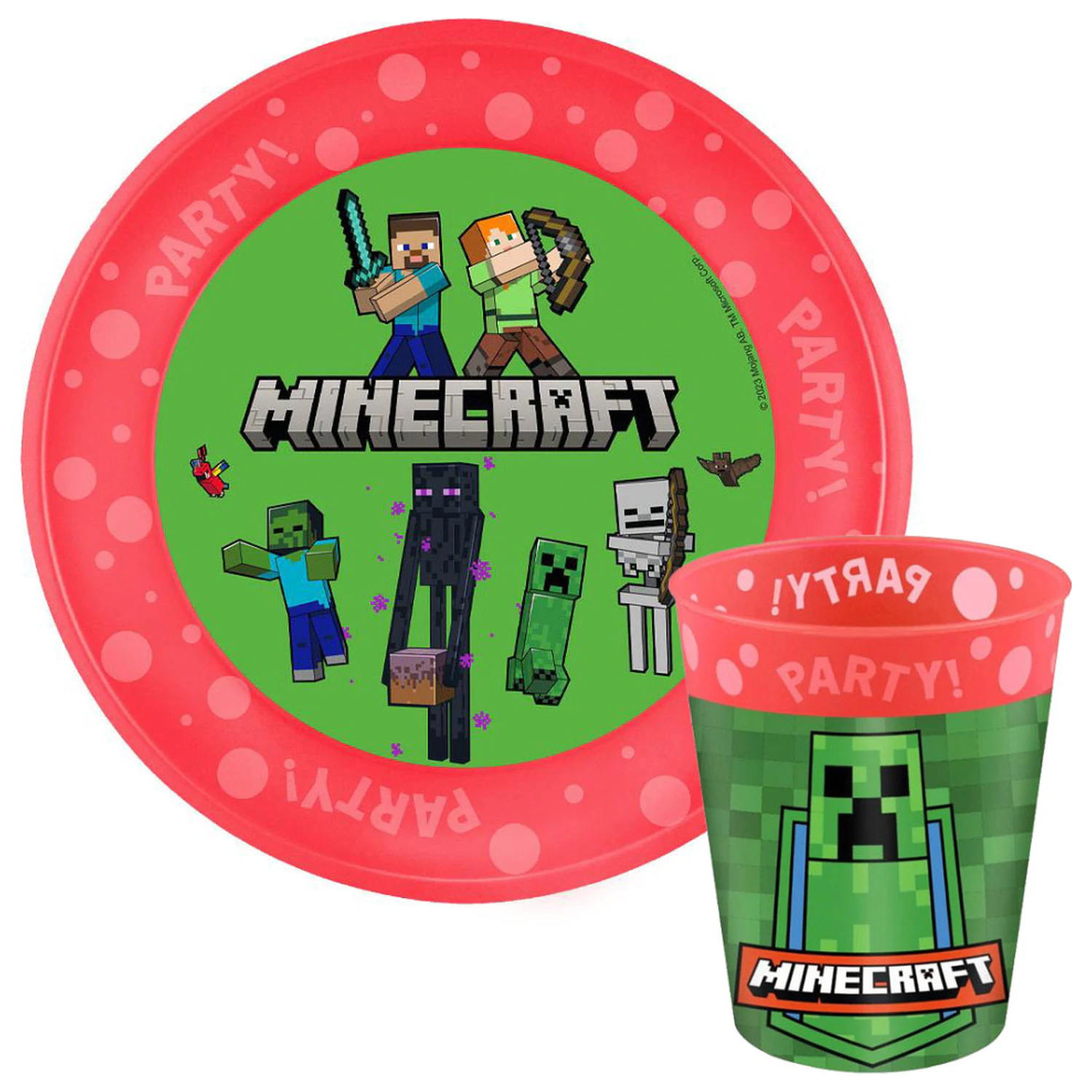 Minecraft Party micro premium plastični set fotografija izdelka