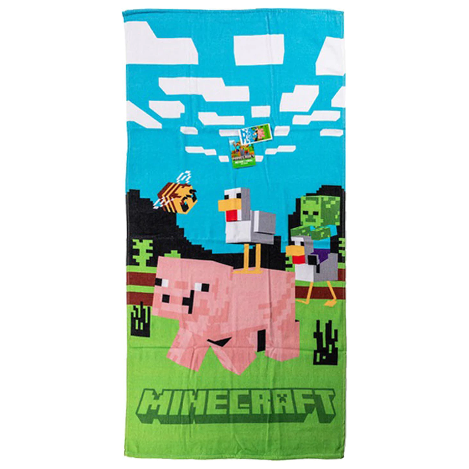 Minecraft Piggy Ride brisača fotografija izdelka