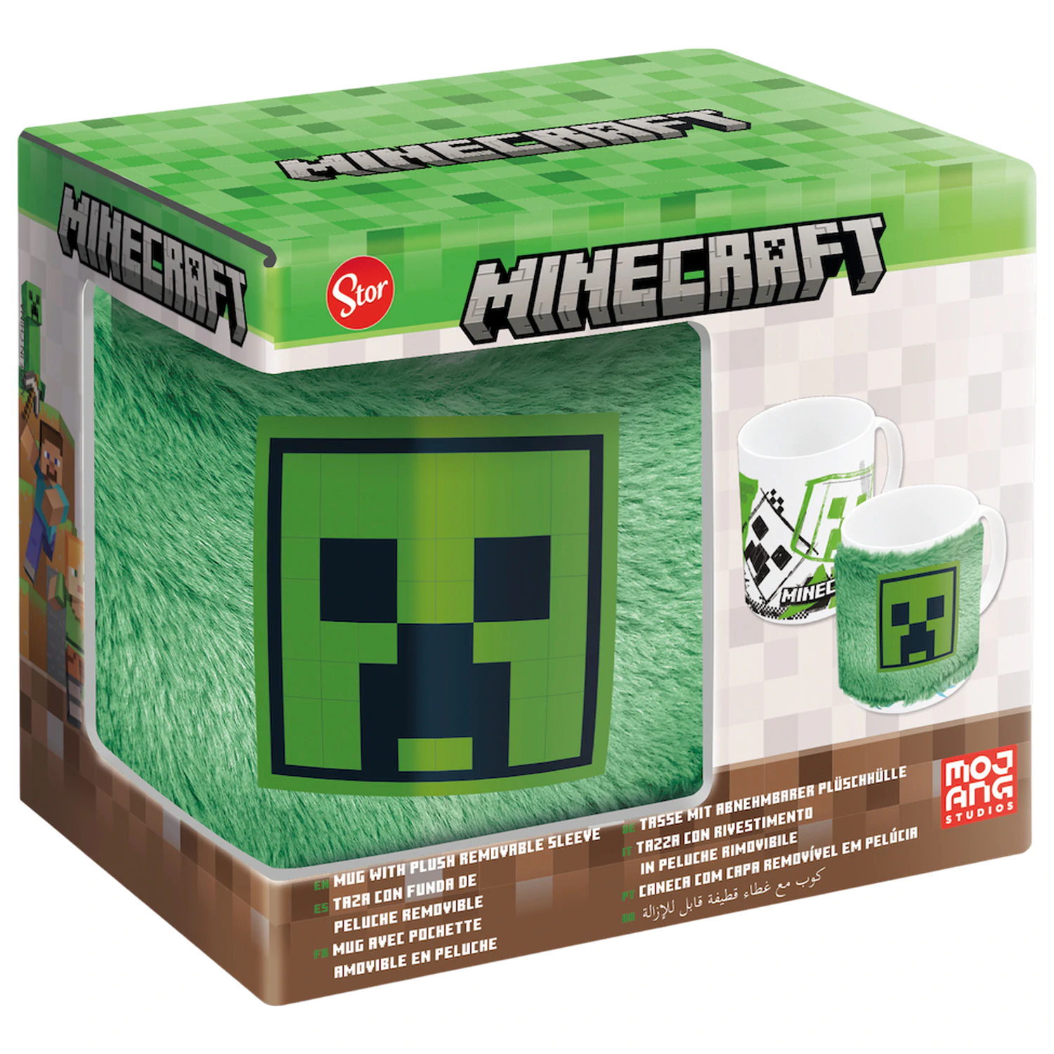Minecraft plišasta skodelica z rokavom 325 ml fotografija izdelka