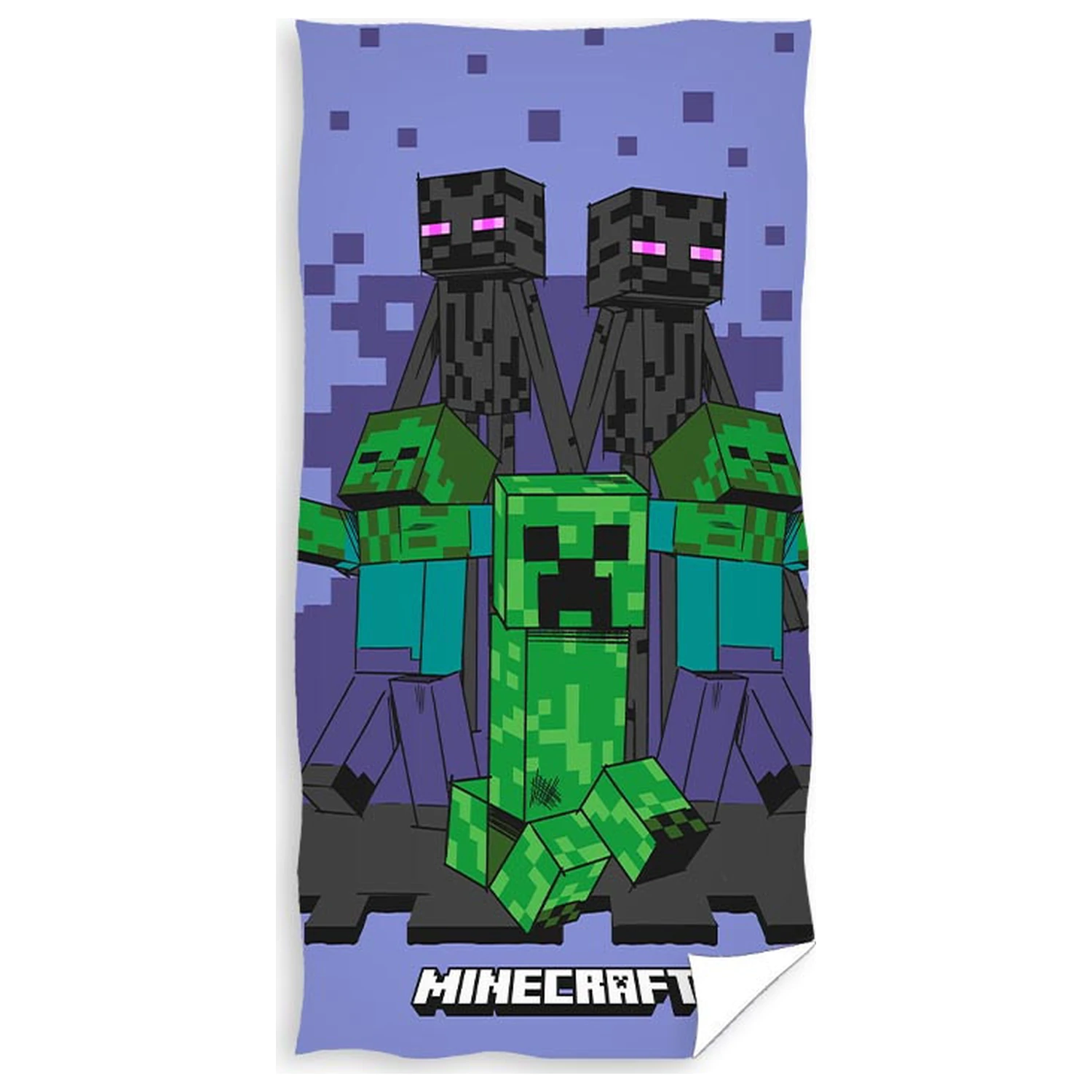 Minecraft Purple Attack Brisača fotografija izdelka