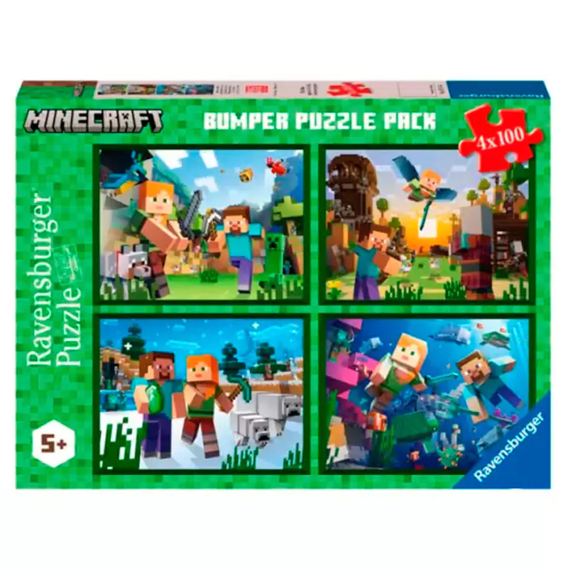 Minecraft uganka 4x100 kosov fotografija izdelka