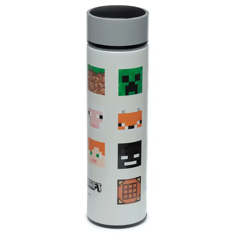 Minecraft termos steklenica iz nerjavečega jekla s termometrom 450ml fotografija izdelka