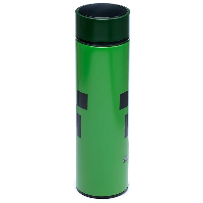 Minecraft nerjaveča jeklena termo steklenica z termometrom 450ml fotografija izdelka