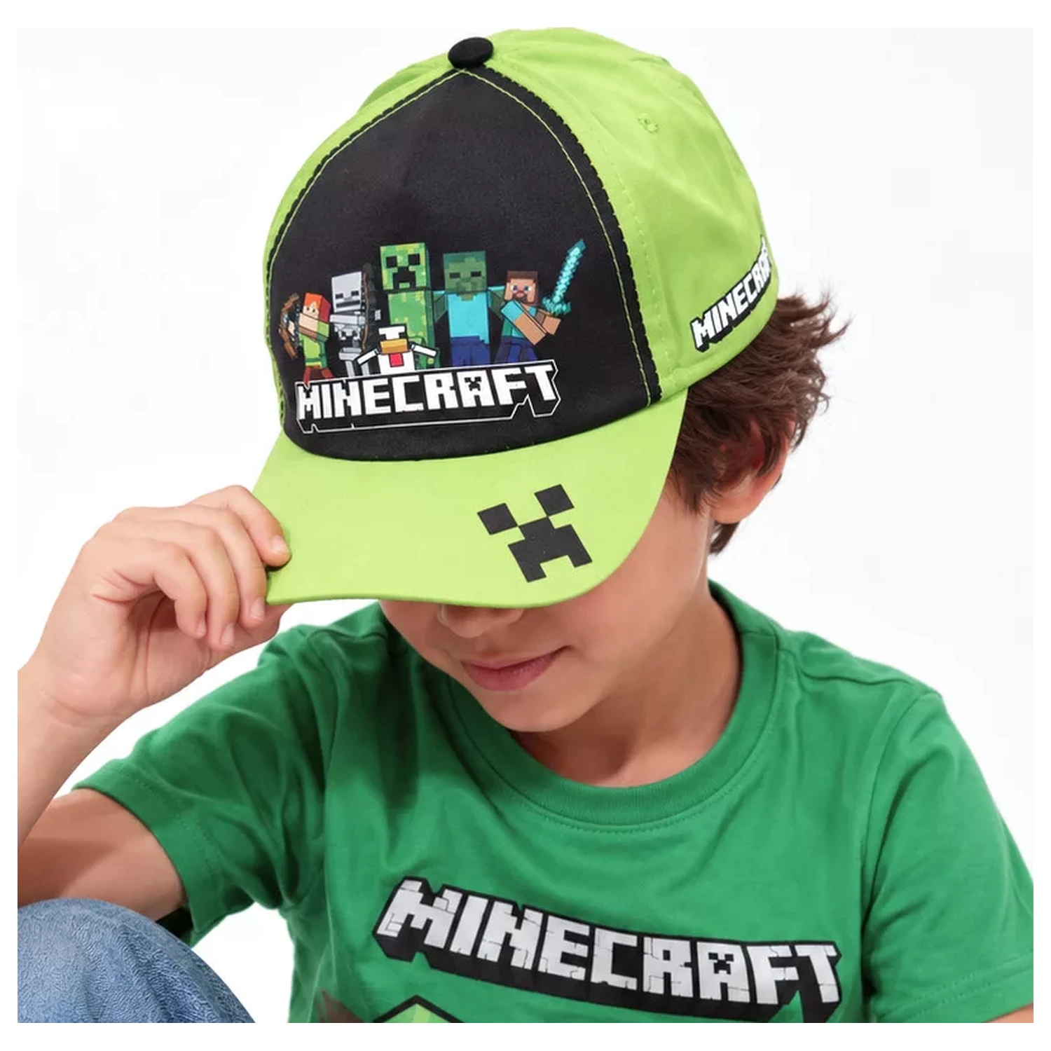 Minecraft Squad Style otroška bejzbolska kapa 55 cm fotografija izdelka