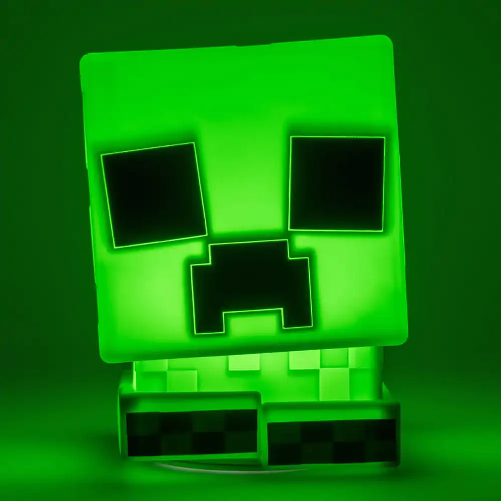 Minecraft Squishy Svetilka iz silikona Creeper 15 cm fotografija izdelka