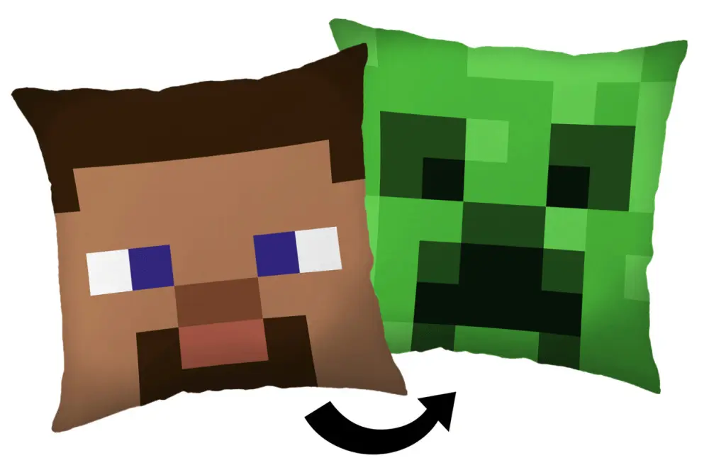 Minecraft Steve Creeper okrasna blazina, okrasna blazina 40*40 cm fotografija izdelka