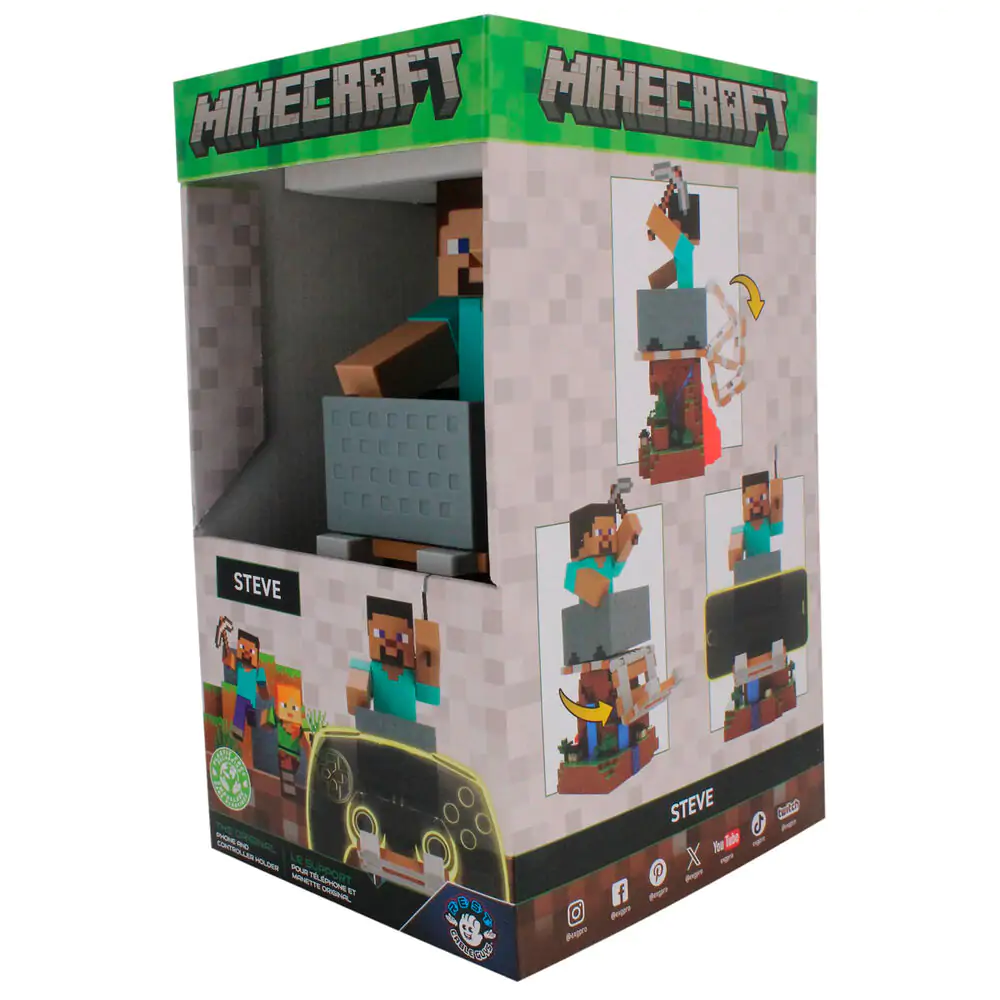 Minecraft Steve pritrdilni nosilec Cable guy 20 cm fotografija izdelka