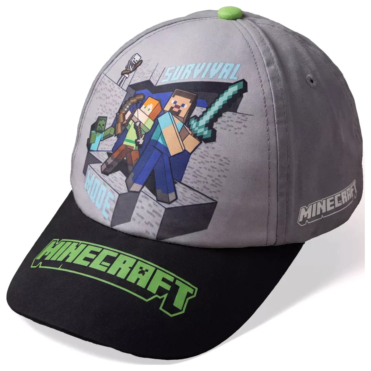 Minecraft Survival Mode otroška baseball kapa 55 cm fotografija izdelka