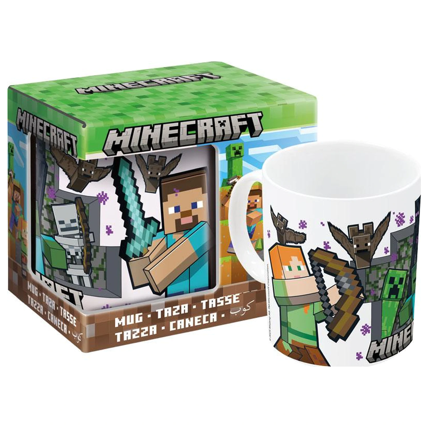 Minecraft Survival Mode keramična skodelica 325 ml fotografija izdelka