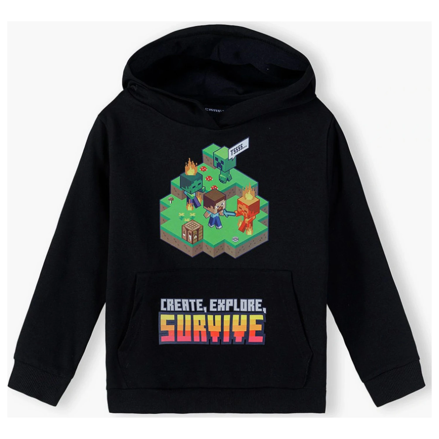 Minecraft Survive Otroška jopica s kapuco fotografija izdelka