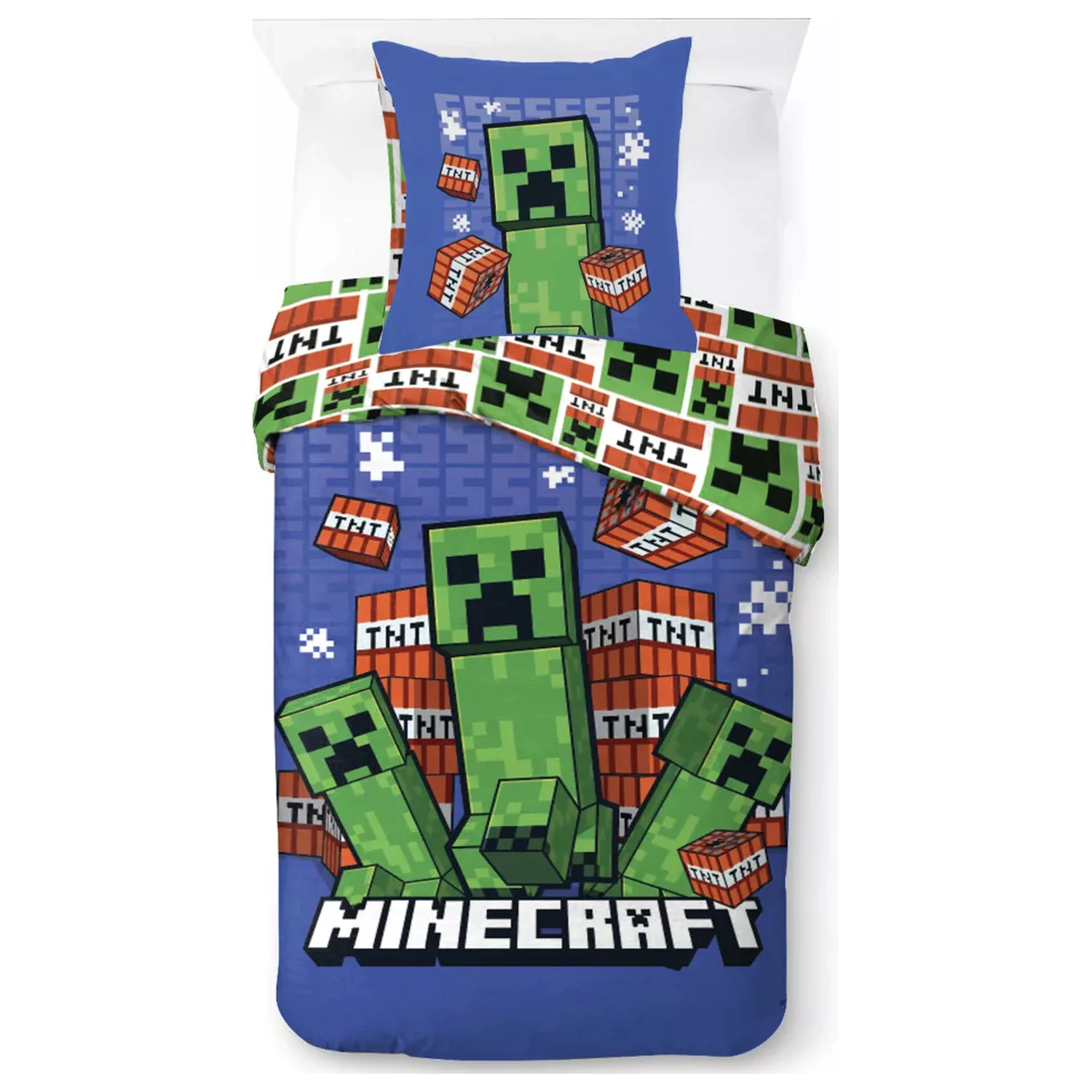 Minecraft Survive the Spiral prevleka za odejo fotografija izdelka