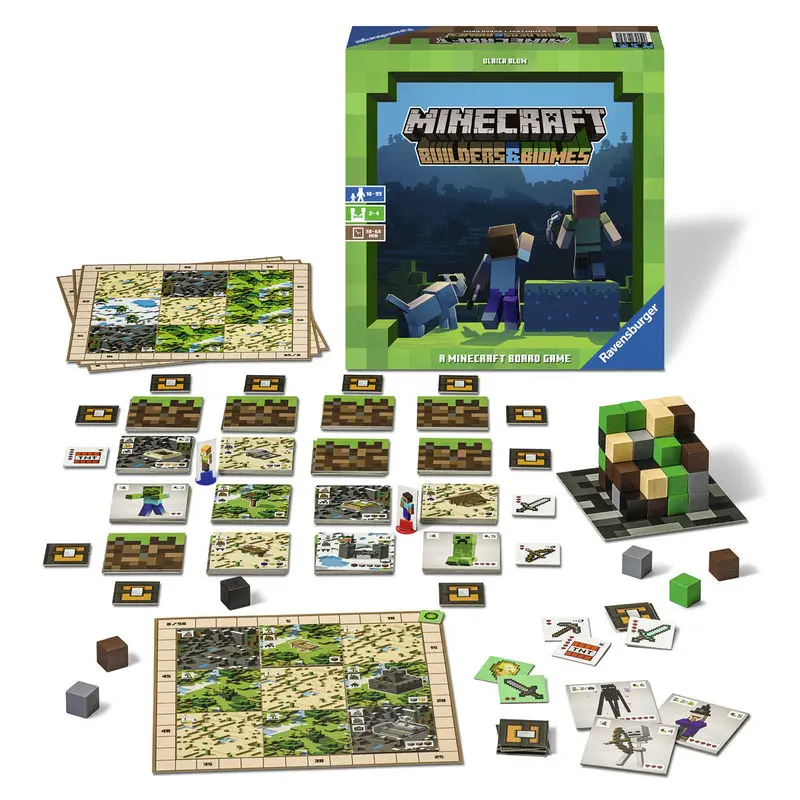 Minecraft Board Game Builders & Biomes angleška različica fotografija izdelka