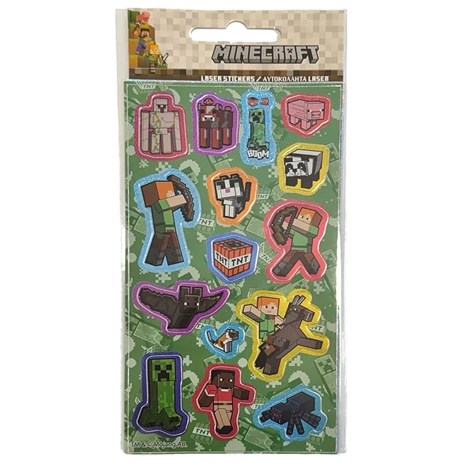 Minecraft TNT holografski komplet nalepk fotografija izdelka
