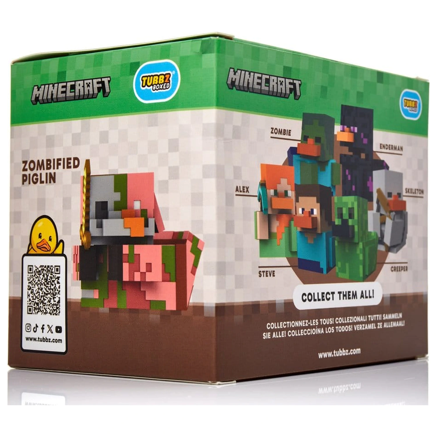 Minecraft Tubbz PVC figura Zombified Piglin v škatli, izdaja 10 cm fotografija izdelka